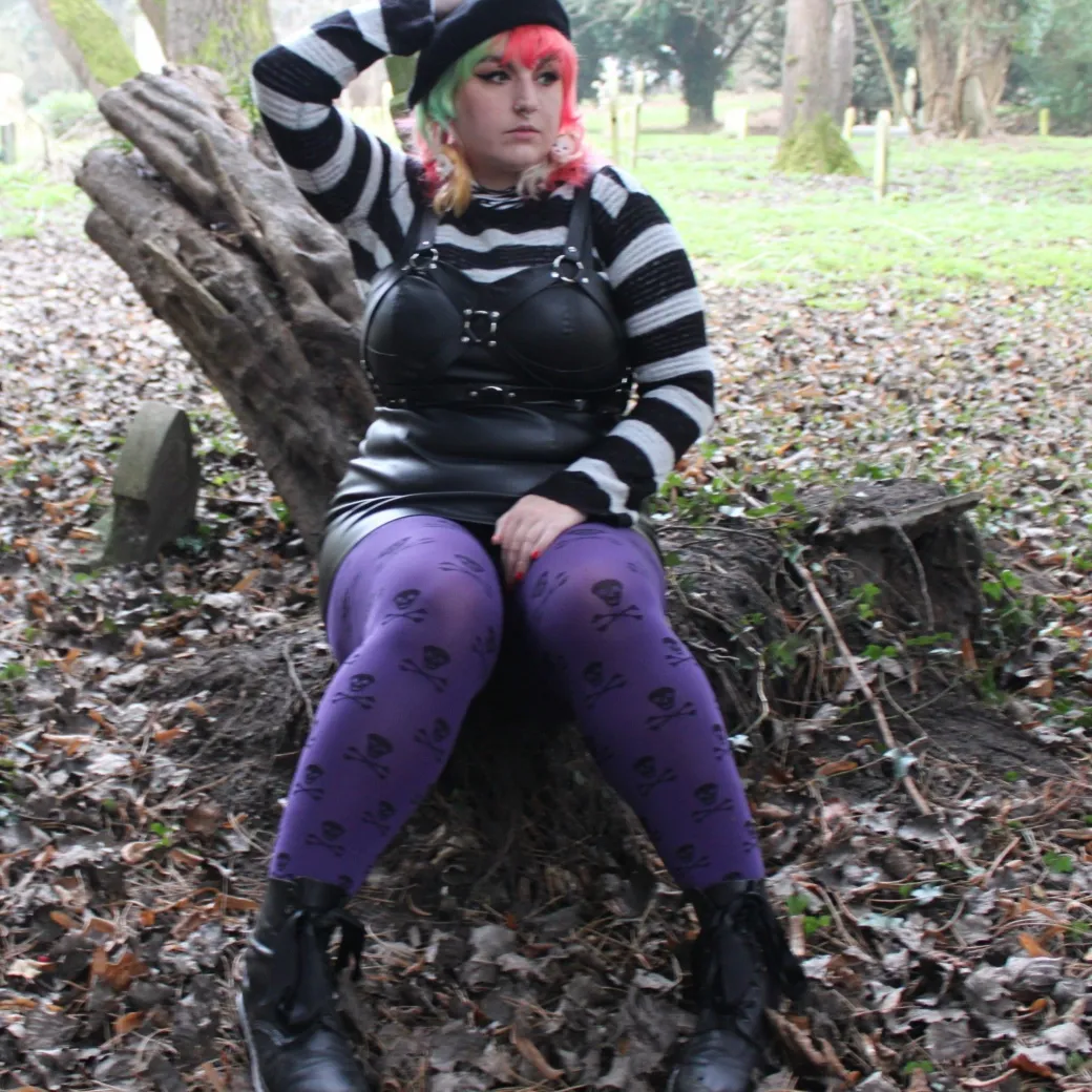 Opaque Tights Skullz - Forbidden Fruit