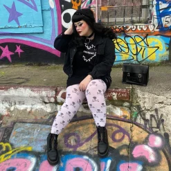 Opaque Tights Skullz - Snow White