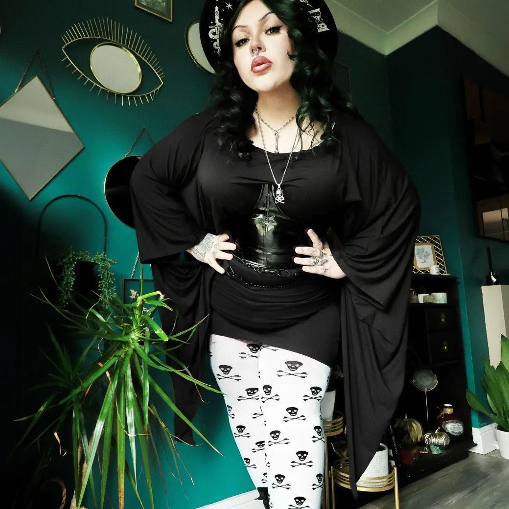 Opaque Tights Skullz - Snow White
