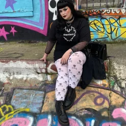 Opaque Tights Skullz - Snow White
