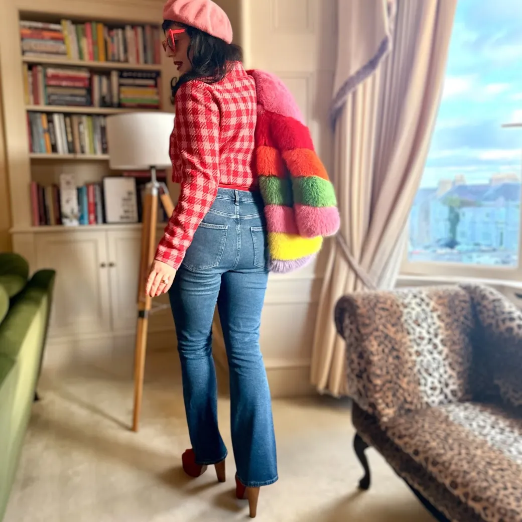 Organic Bootcut Jeans - Atlantic