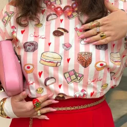 Organic Cotton Boxy Tee - Sweet Treat