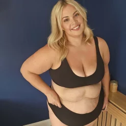 Organic Cotton Bra - Black