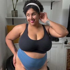 Organic Cotton Bra - Black
