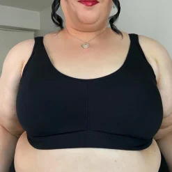 Organic Cotton Bra - Black