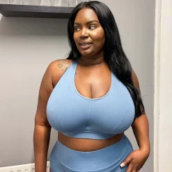 Organic Cotton Bra - Denim