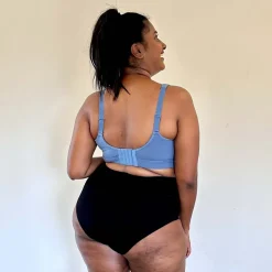 Organic Cotton Bra - Denim
