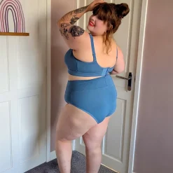 Organic Cotton Bra - Denim