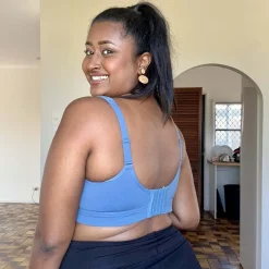 Organic Cotton Bra - Denim