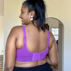 Organic Cotton Bra - Grape Escape
