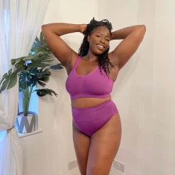Organic Cotton Bra - Grape Escape