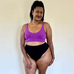 Organic Cotton Bra - Grape Escape