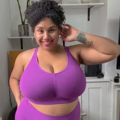 Organic Cotton Bra - Grape Escape