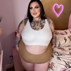 Organic Cotton Bra - White