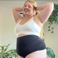 Organic Cotton Bra - White