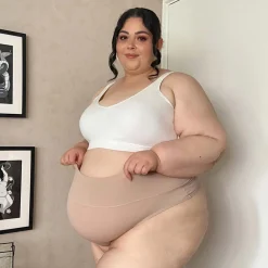 Organic Cotton Cheeky High Leg Knickers - Milk Bottle
