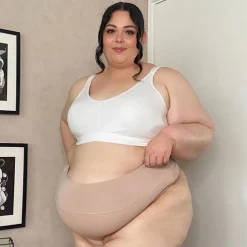 Organic Cotton Cheeky High Leg Knickers - Milk Bottle