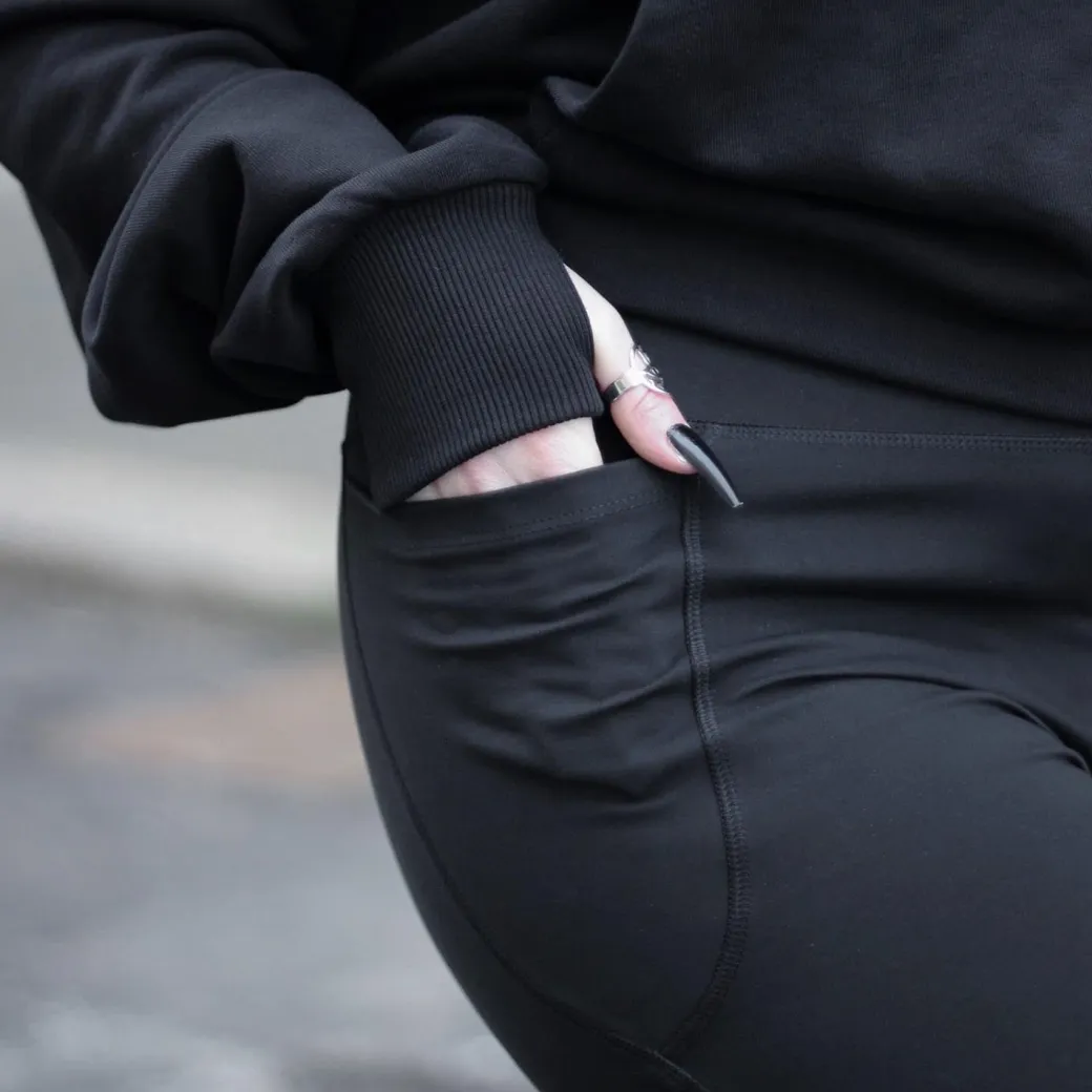 Organic Cotton Cropped Hoodie with Bow Back