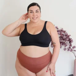Organic Cotton Full Brief Knickers - Root Beer