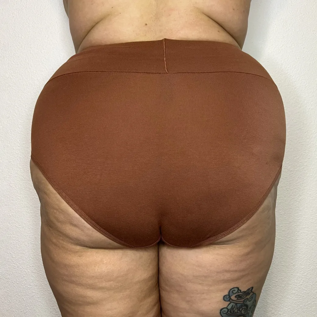 Organic Cotton Full Brief Knickers - Root Beer