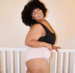 Organic Cotton Full Brief Knickers - Ballet Pink