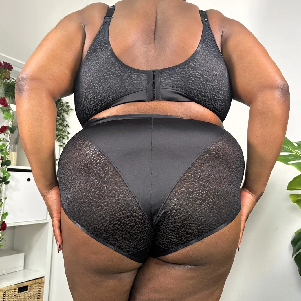 Organic Cotton Full Brief Knickers - Leopard