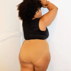 Organic Cotton Full Brief Knickers - Caramel