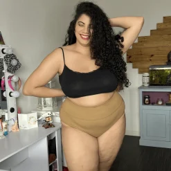 Organic Cotton Full Brief Knickers - Caramel