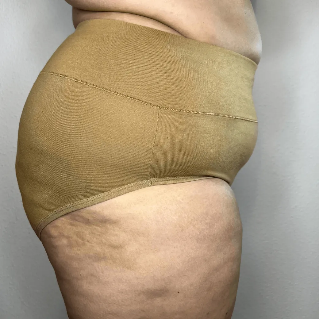 Organic Cotton Full Brief Knickers - Caramel