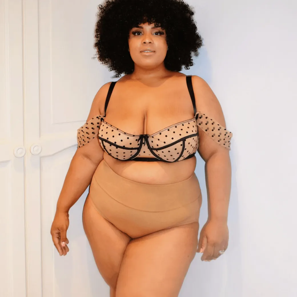 Organic Cotton Full Brief Knickers - Caramel