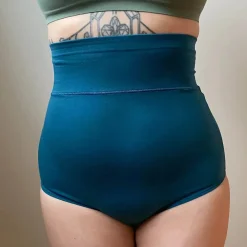 Organic Cotton Super High Waist Knickers - Aurora
