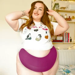 Organic Cotton Thong - Figgy Pudding