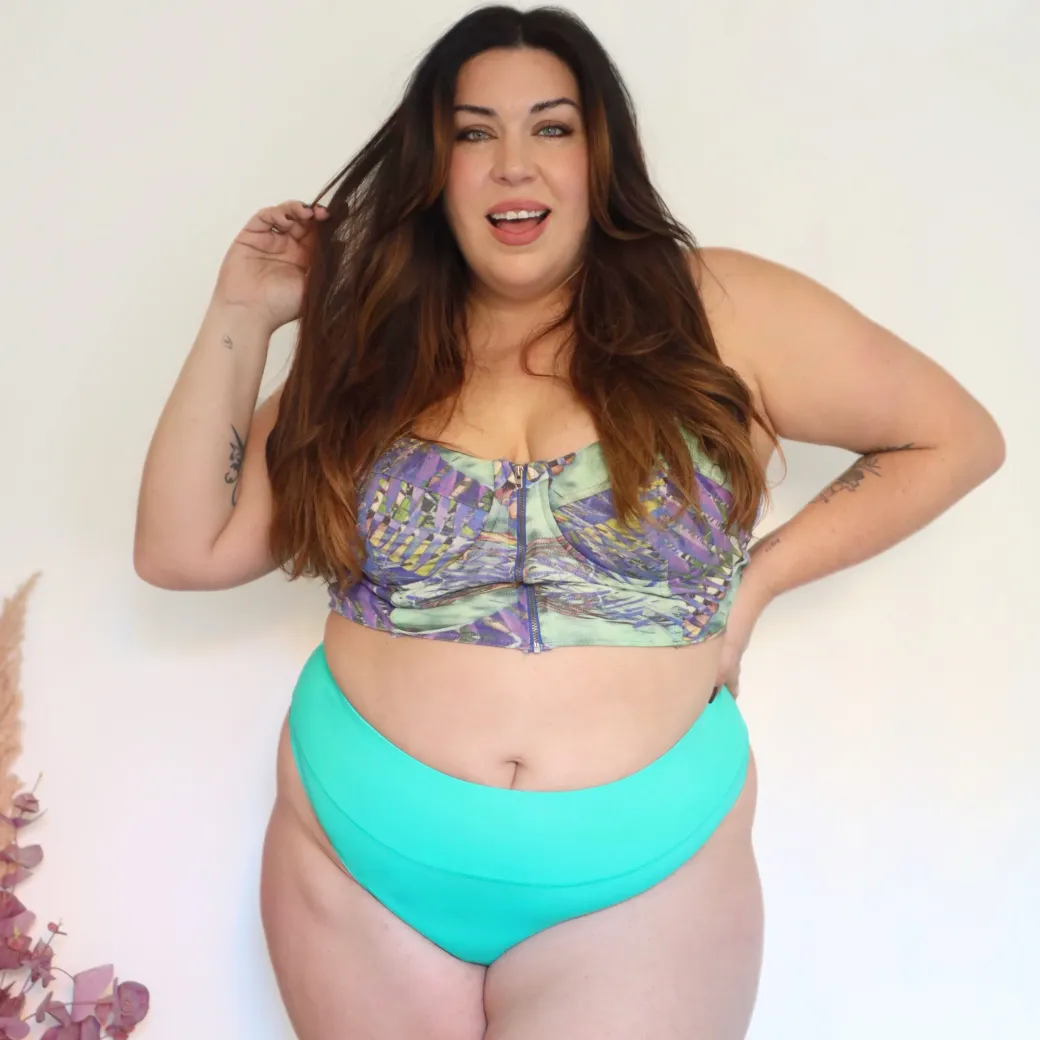Organic Cotton Thong - Mint