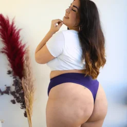 Organic Cotton Thong - Suffragette Purple