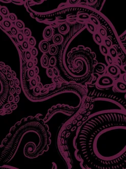 Organic Cotton Wrap Top - Kraken's Embrace