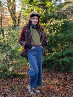 Organic Wide Leg Jeans - Atlantic
