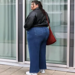 Organic Wide Leg Jeans - Atlantic