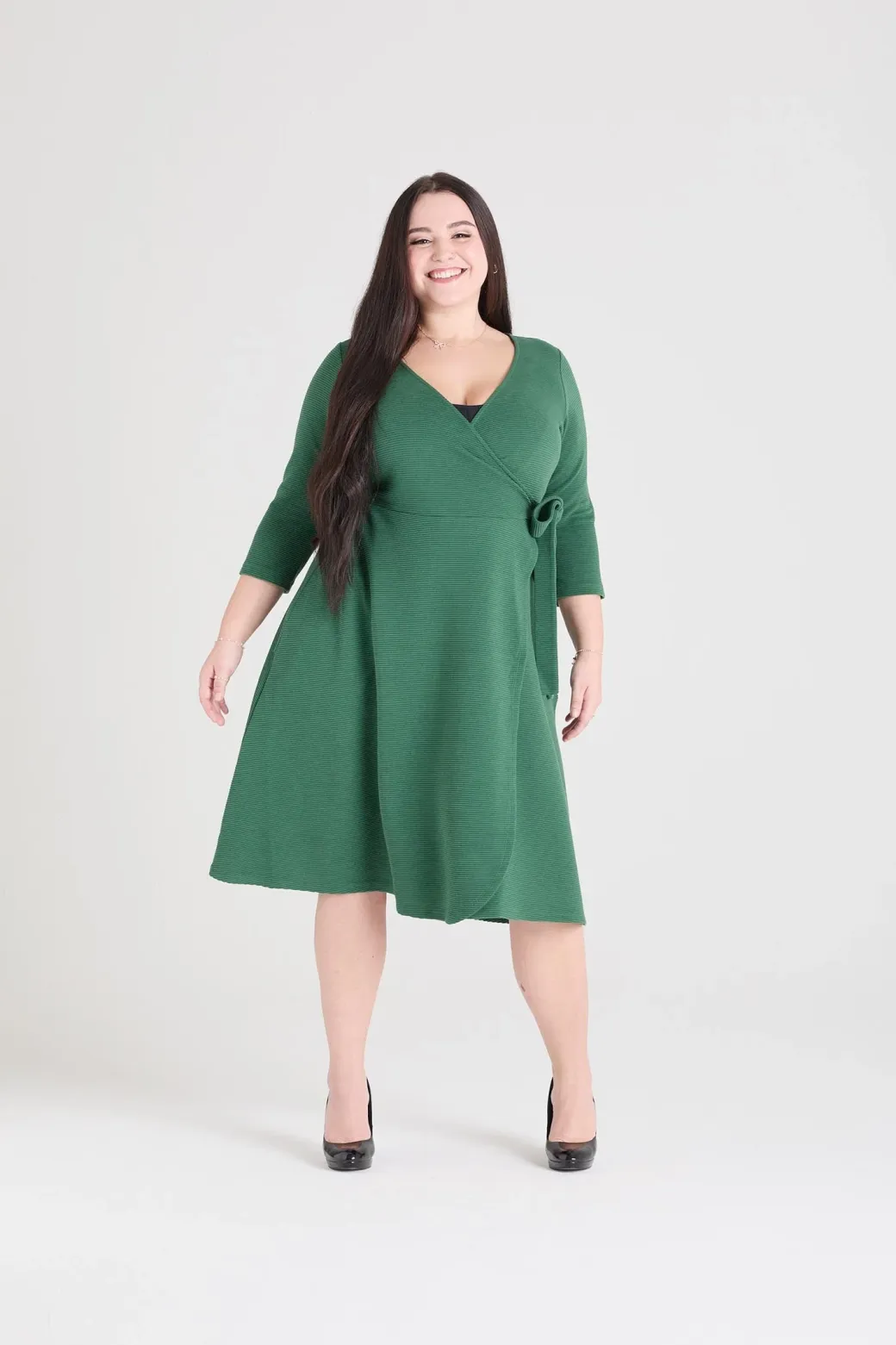 Ottoman Wrap Around Dress - Petit Pois