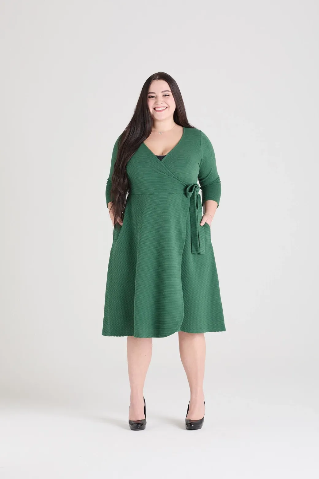 Ottoman Wrap Around Dress - Petit Pois