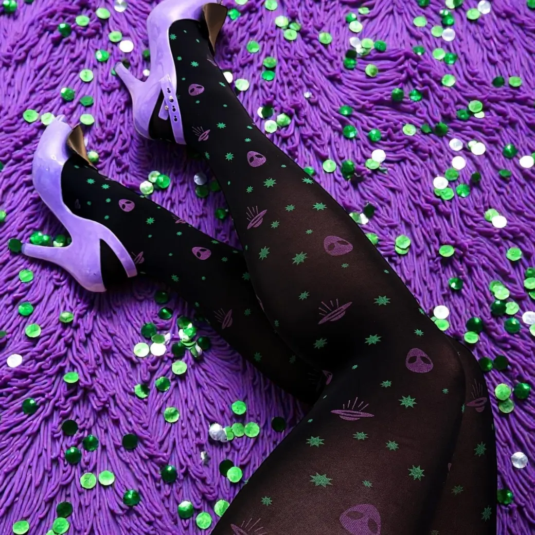 3 Pack Out of This World Bundle - 80 Denier Novelty Tights