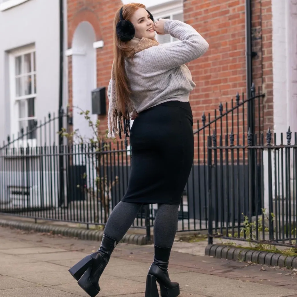 Pencil Skirt - Black (V2)