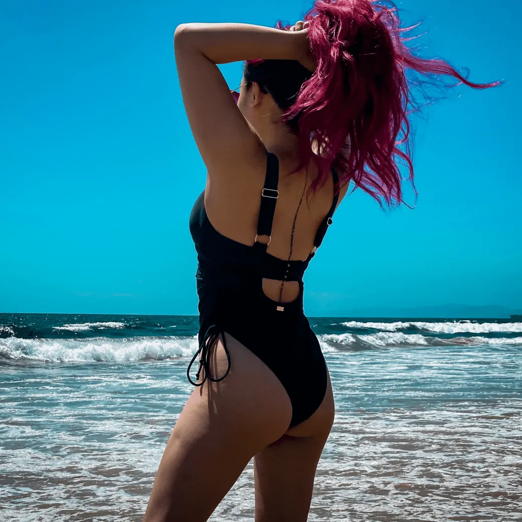Phone Home Swimsuit - Black
