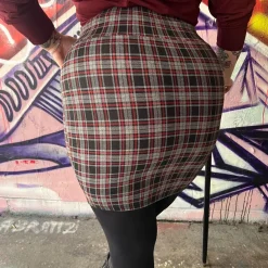 Plaid Mini Skirt - Bonnie