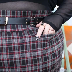 Plaid Mini Skirt - Bonnie
