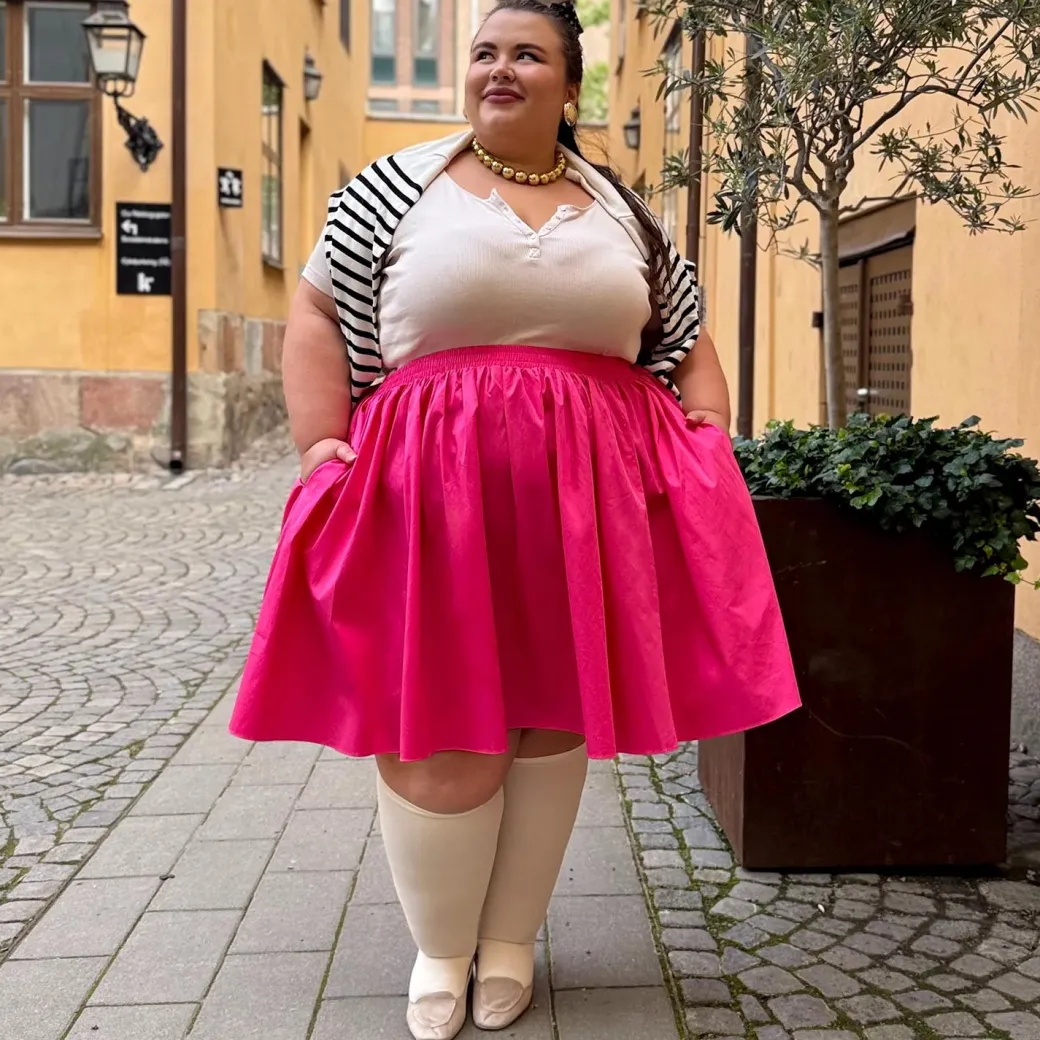 Poplin Skirt - Bubblegum