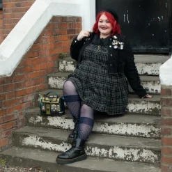 Seoul Chic Faux Sock Tights - Navy