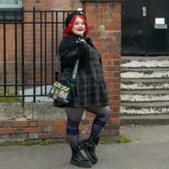 Seoul Chic Faux Sock Tights - Navy
