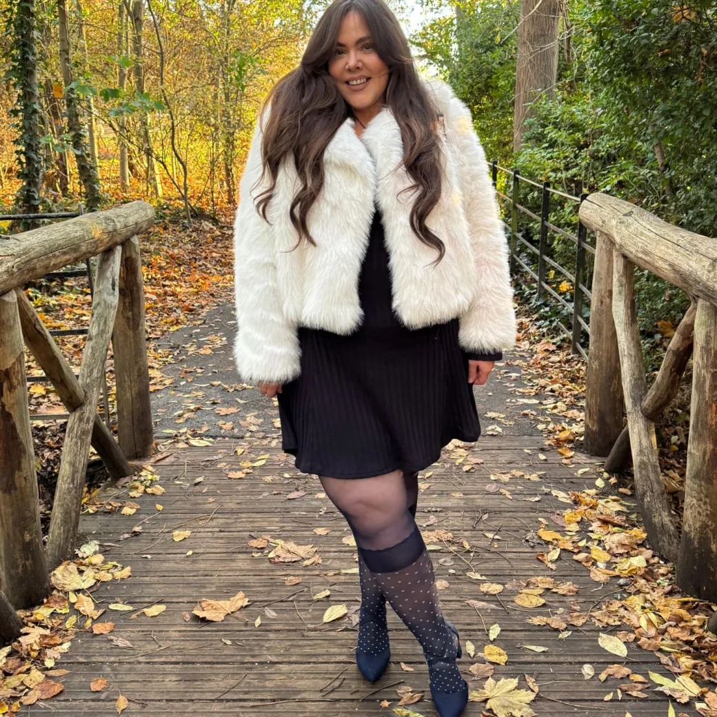 Seoul Chic Faux Sock Tights - Navy