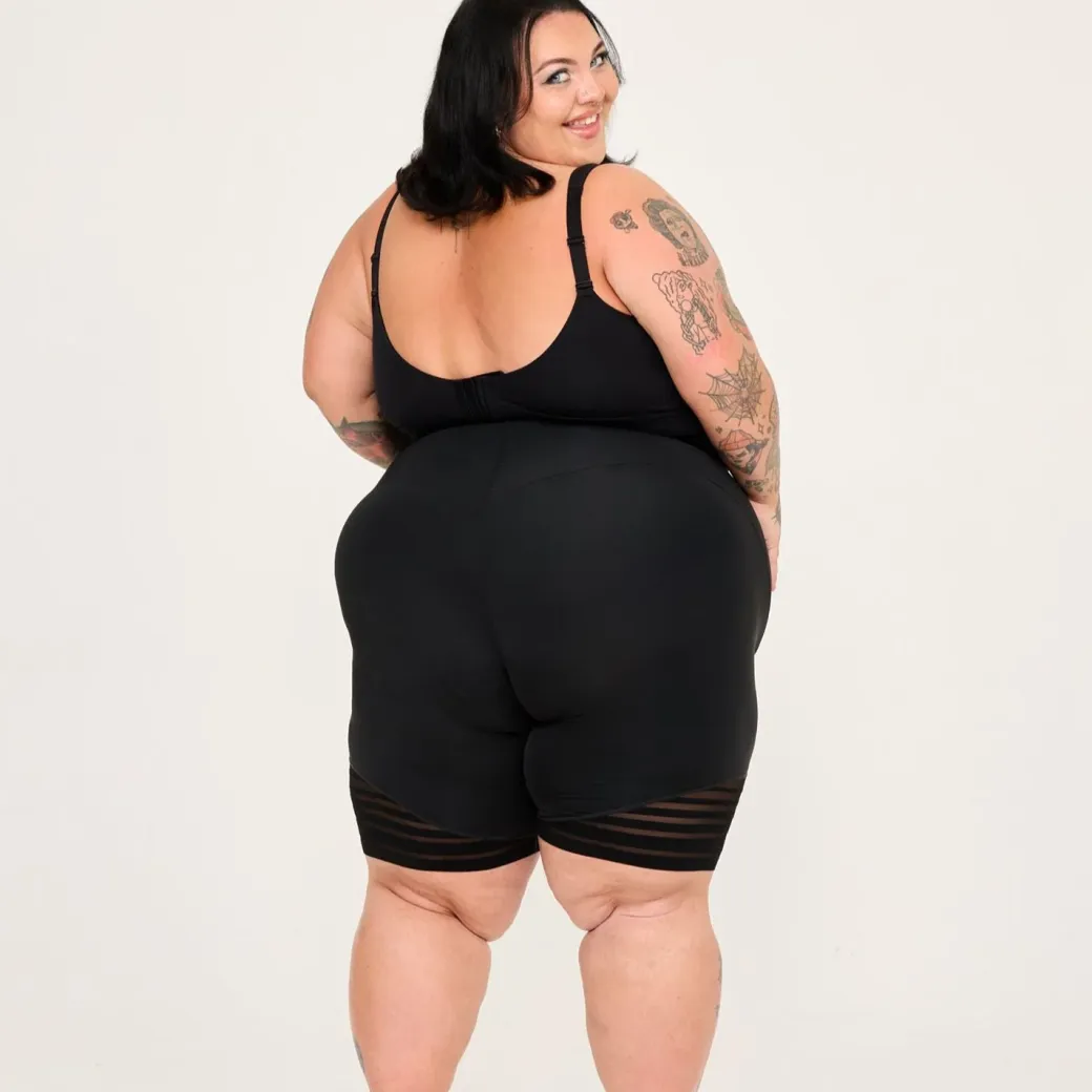 Smoothwear Super High Waist Shorts - Black