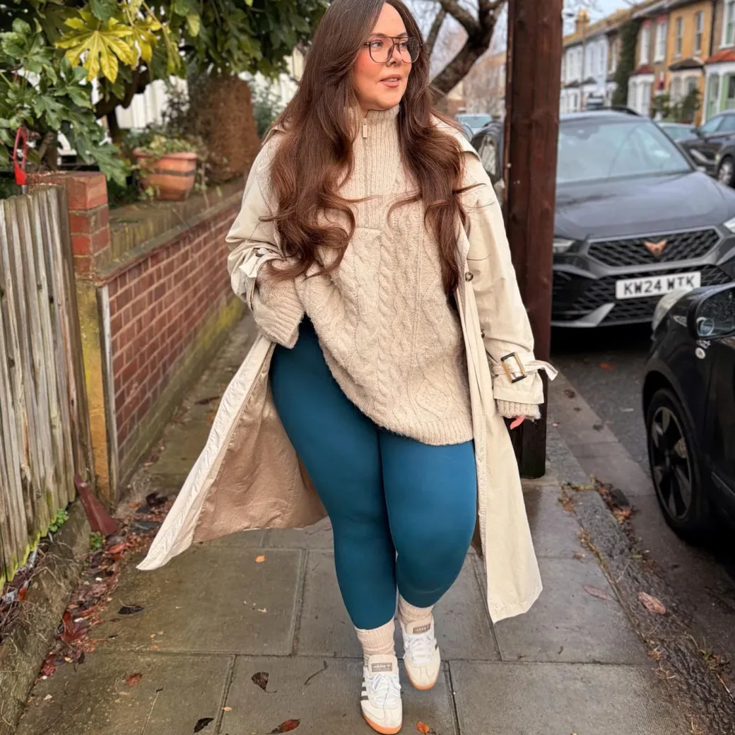 Squat Proof Leggings - Bone China